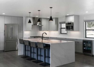 Contemporary Kitchen & Living